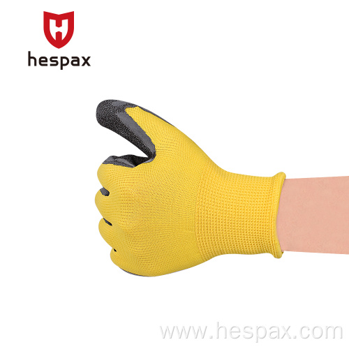 Hespax Children Latex Dipping Protective Hand Gloves Kids